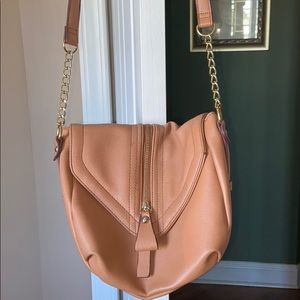 Jessica Simpson nude crossbody bag